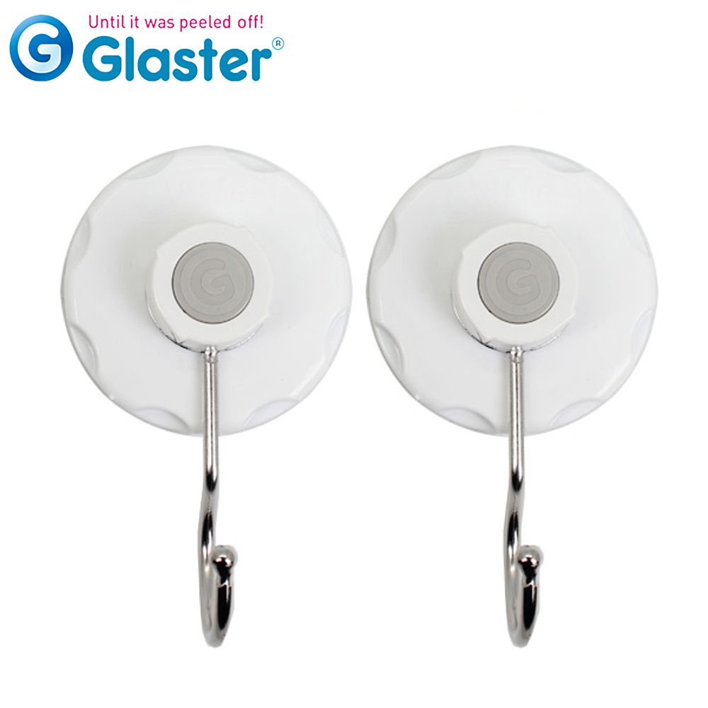  【Glaster】韓國無痕氣密式掛勾2入組3kg(GS-19)