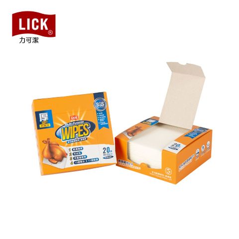 LICK多功能擦拭布X柔厚款-20張/盒