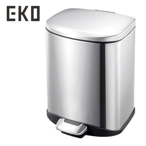 迪萊緩降垃圾桶6L【EKO】經典百搭款6L緩降靜音設計、便利不占空間