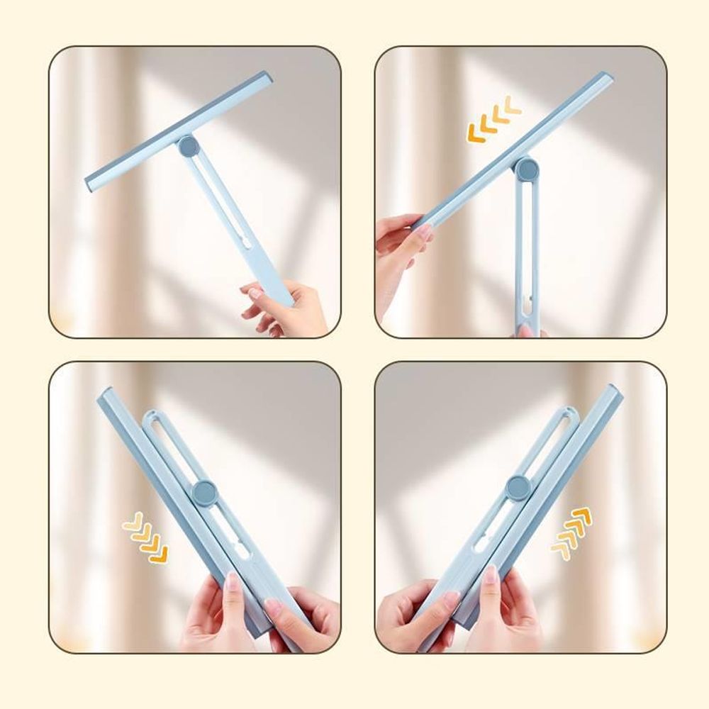  Homeco 折疊刮窗器擦玻璃神器 可旋轉T型玻璃刮 360°無死角 刮水器 刮板 刮刀 清潔刮 擦窗器