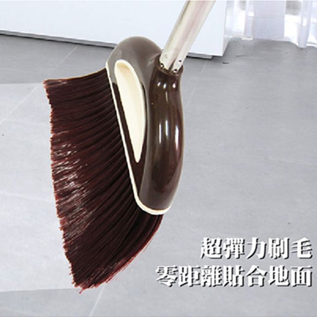 金牌獎 【金獎】Co Co清潔取塵組(立體型) 掃把畚斗組 顏色隨機