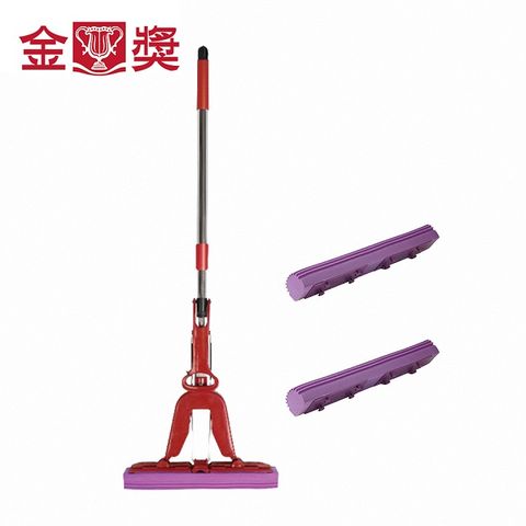 【金獎】大面積專用拖把王膠棉拖把 超值組
