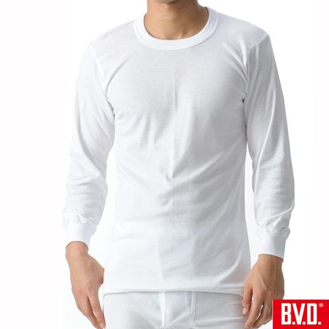 【BVD】時尚型男厚棉圓領長袖衛生衣~1件