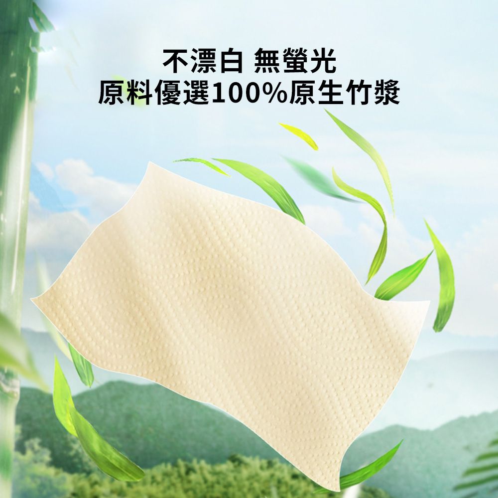  斑布 無漂白巧撕廚房紙巾 80張*2捲 乾濕兩用萬用紙巾 吸水吸油廚房紙巾 懶人抹布（100%原生竹漿）