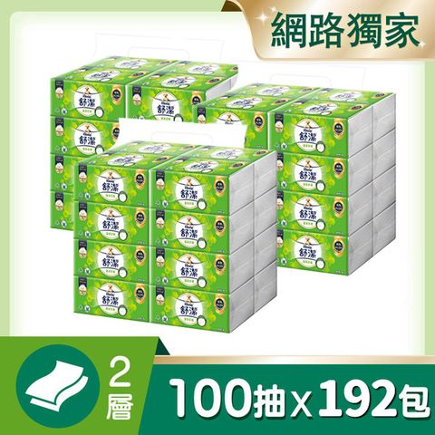 Kleenex 舒潔 蓬柔舒膚抽取衛生紙(100抽x16包x4串x3箱)