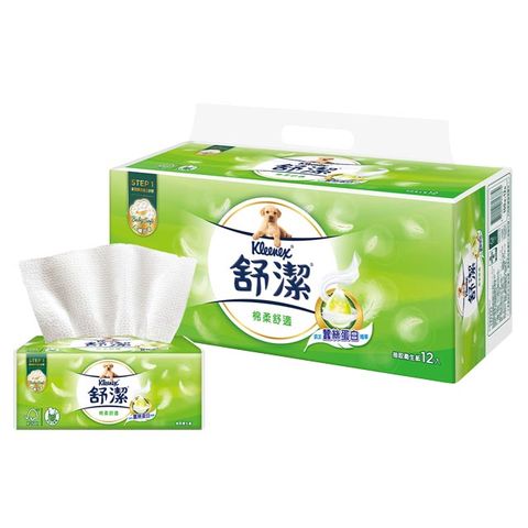 舒潔 棉柔舒適抽取衛生紙 100抽x12包x6串/箱