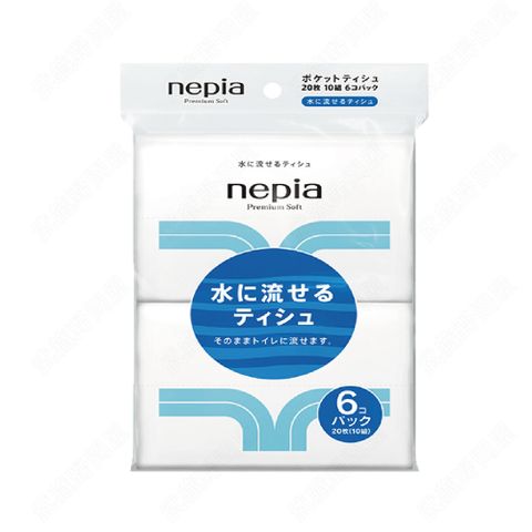 【Nepia】日本王子 極致柔順隨身面紙(10抽) 6包入
