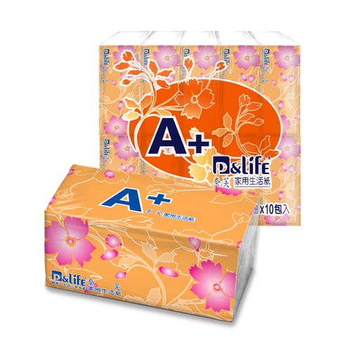 P&Life奈芙A+抽取式生活用紙(100抽X10包X8串/箱)