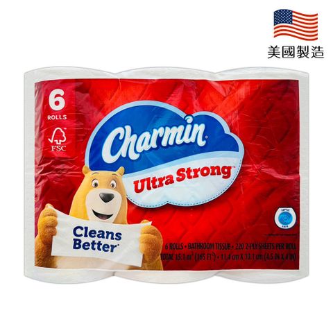 Charmin超強韌捲筒衛生紙220張*6捲