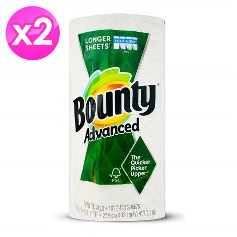 美國Bounty廚房紙巾(隨意撕)101張x2入