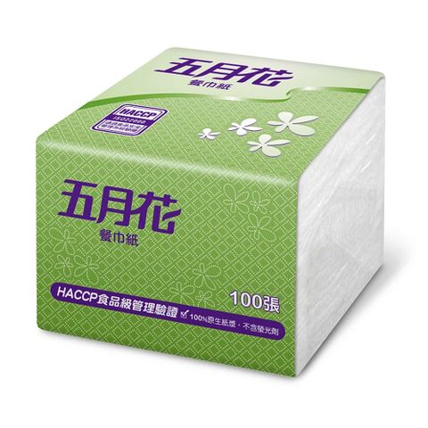 五月花 9吋抽取式餐巾紙 100張x8包