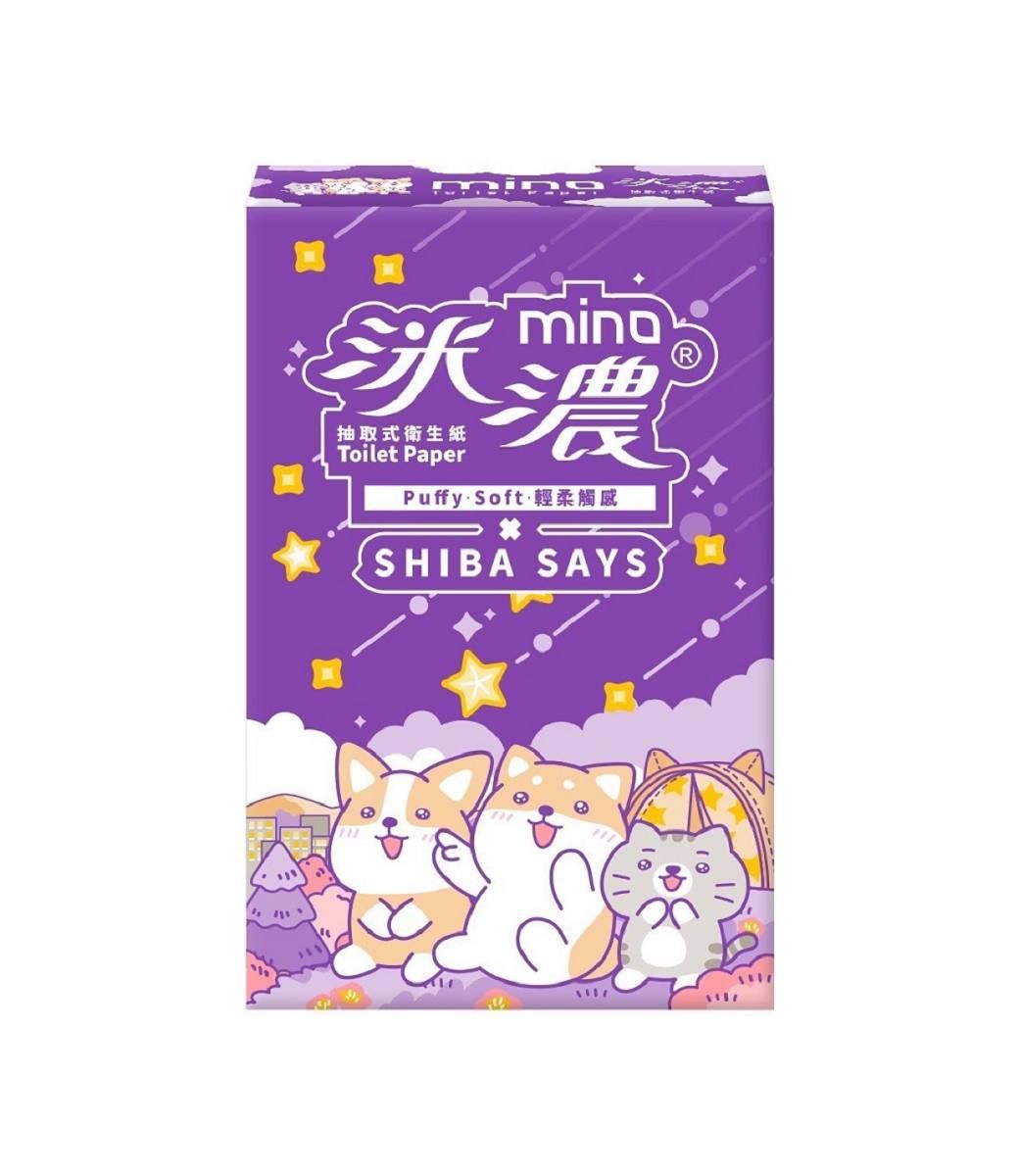 抽取式衛生紙Toilet Paper濃Puffy Soft 輕柔觸感SHIBA SAYS