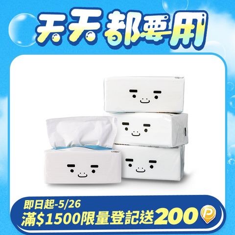 BOXMAN 超輕柔抽取式衛生紙150抽12包X7串/箱_PChome獨家銷售