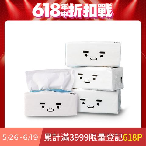 BOXMAN 超輕柔抽取式衛生紙150抽12包X7串/箱_PChome獨家銷售