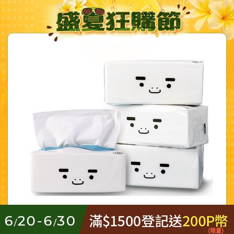 BOXMAN超輕柔抽取式衛生紙150抽12包X7串/箱