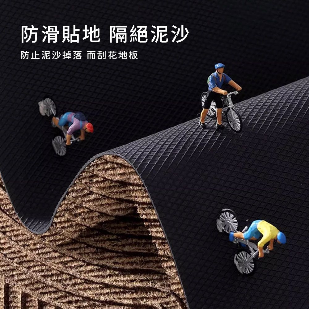 Mass 刮泥防沙防滑玄關/大門地墊 除塵吸水腳踏墊 可剪裁耐磨地毯 (50*80cm)