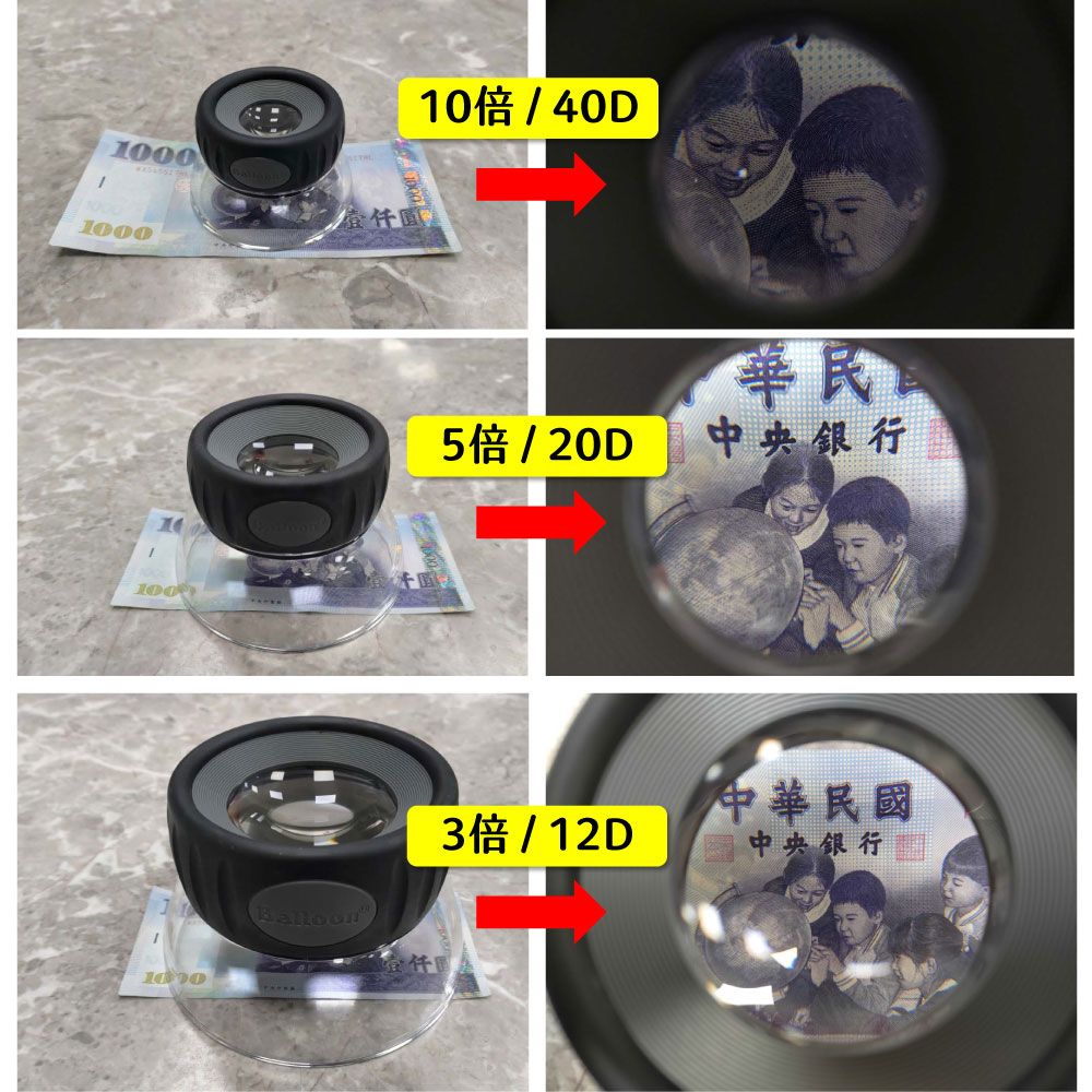 Hamlet 哈姆雷特 真實10倍 螞蟻小昆蟲觀察神器10x/40D/26mm 可調焦杯型立式高倍放大鏡 N217