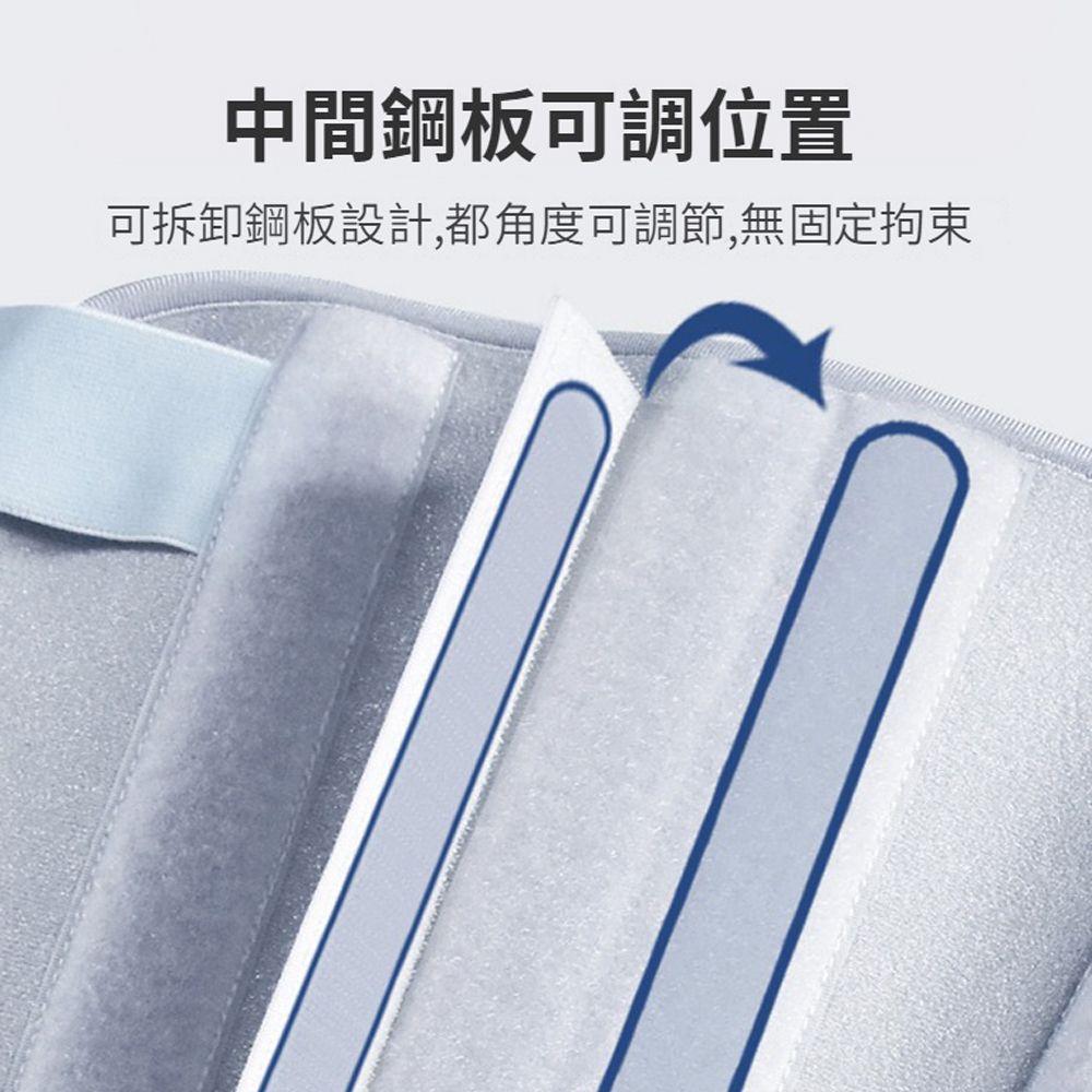 HADER 鋼板支撐固定護腕帶手托護具 肘關節支具 可調節兒童手臂手肘夾板 前臂護套