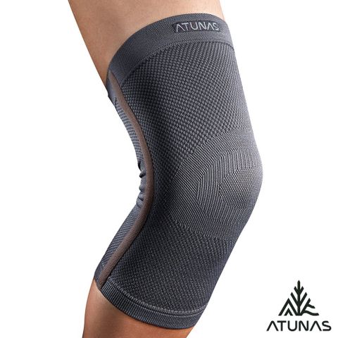 ATUNAS 歐都納 COOLMAX透氣護膝A1SAGZ04炭灰/休閒防護/護具/運動配件
