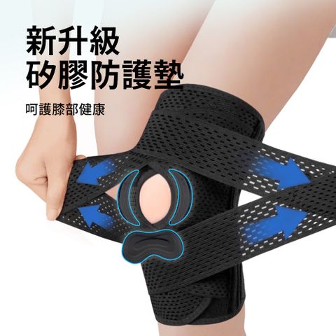 Friyu 新八代透氣半月板運動護膝套 日式薄型減壓髕骨帶 1隻入