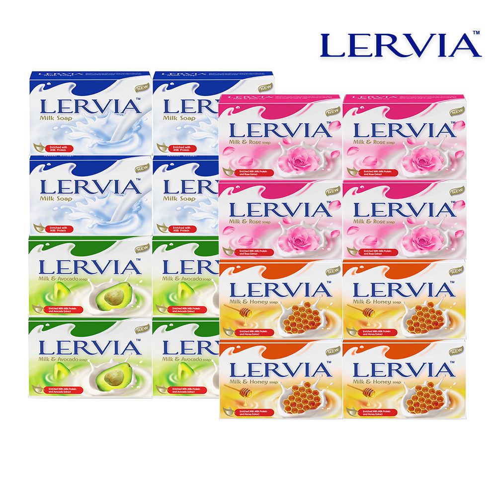  【Lervia】 牛奶嫩膚皂90g x16入