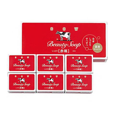 牛乳石鹼 香皂(玫瑰滋潤) 90g 6入