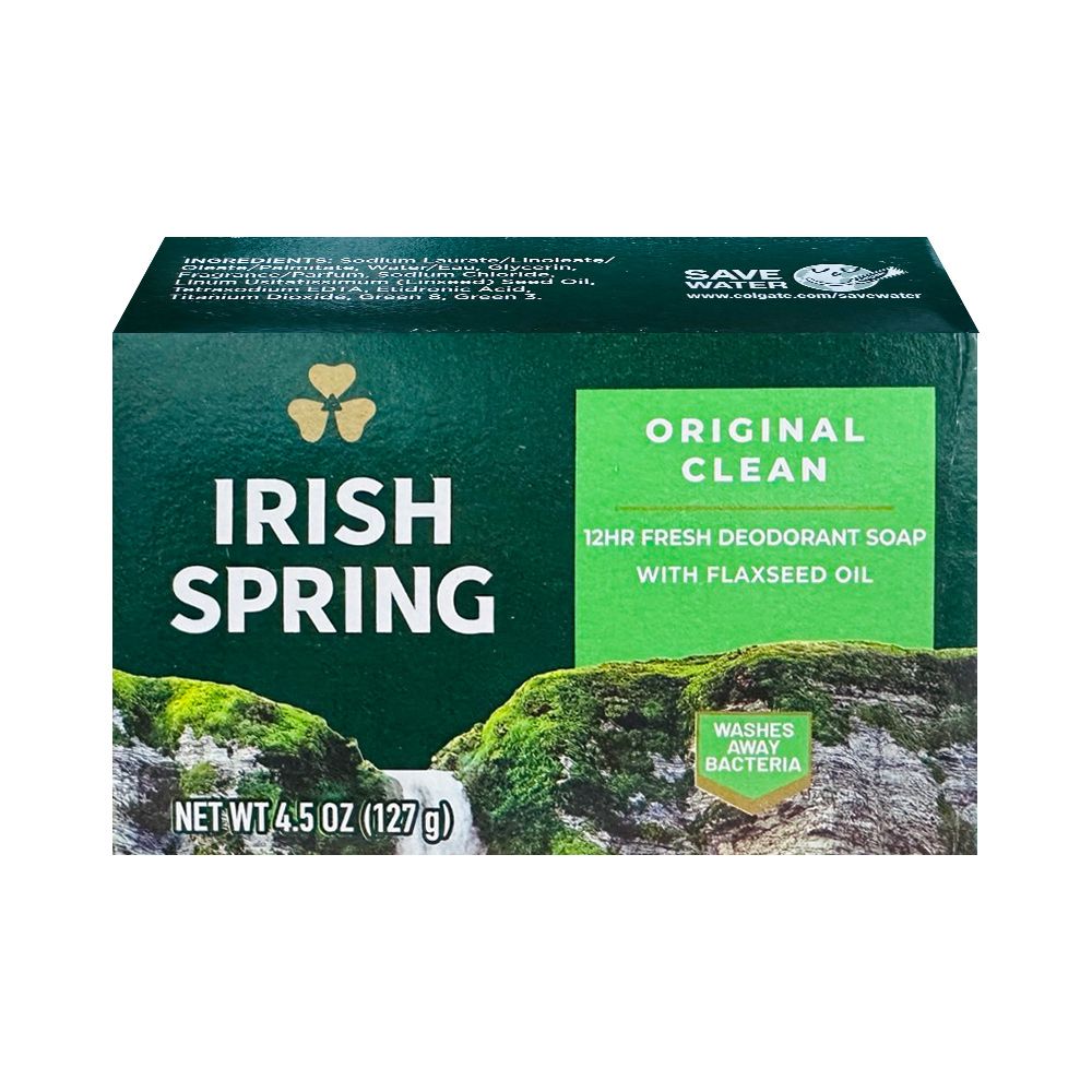 IRISH Spring清香體香皂4.5oz/127g