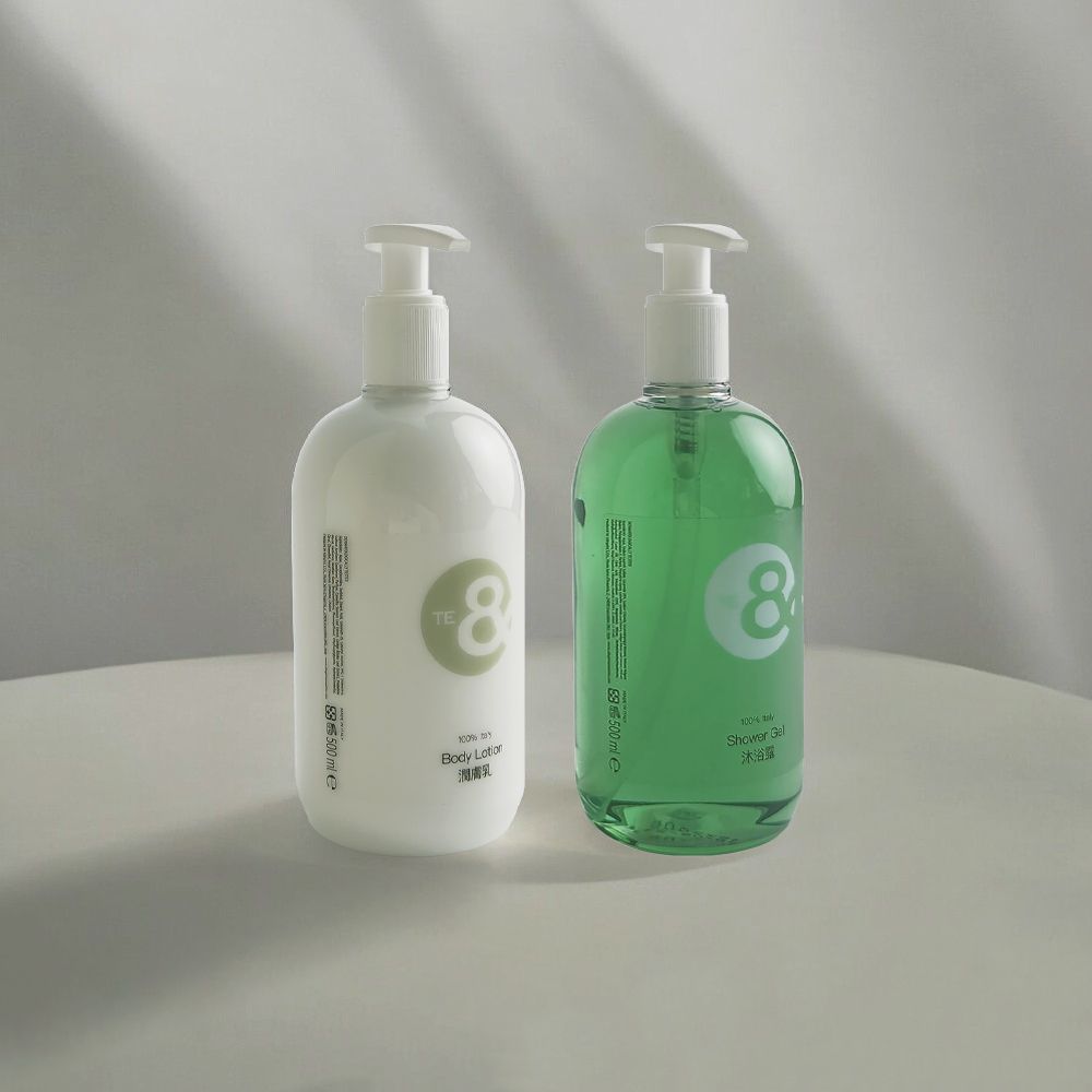 ALLEGRINI 艾格尼 &TE系列 潔淨沐浴水嫩組(沐浴露500ml+潤膚乳500ml)
