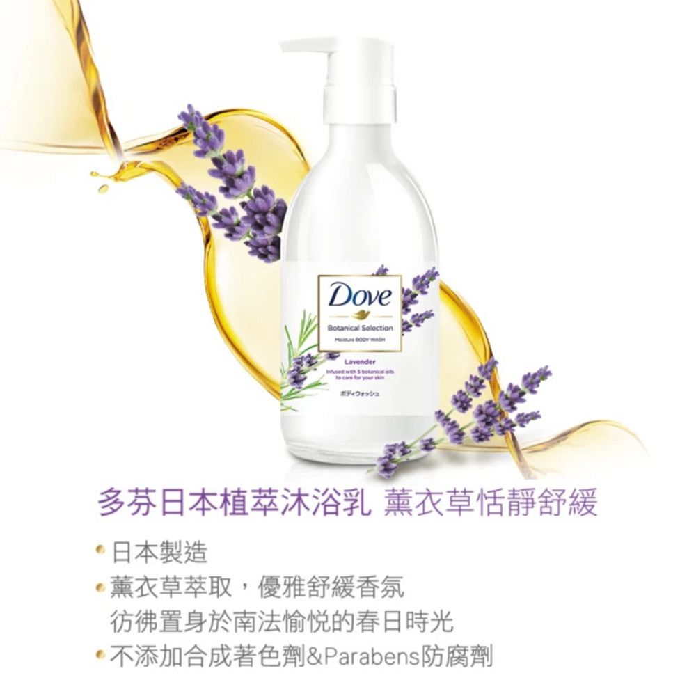 Dove 多芬 日本植萃系列沐浴乳500gx1入(任選)