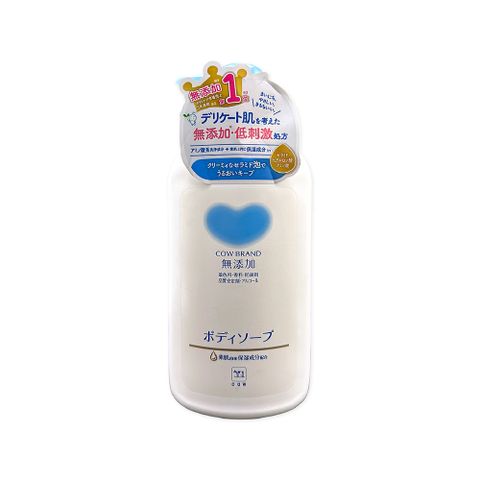 日本COW牛乳石鹼-無添加植物性潤澤沐浴乳500ml/瓶