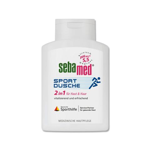 德國Sebamed-pH5.5運動型清爽淨味2合1洗髮沐浴乳200ml/瓶