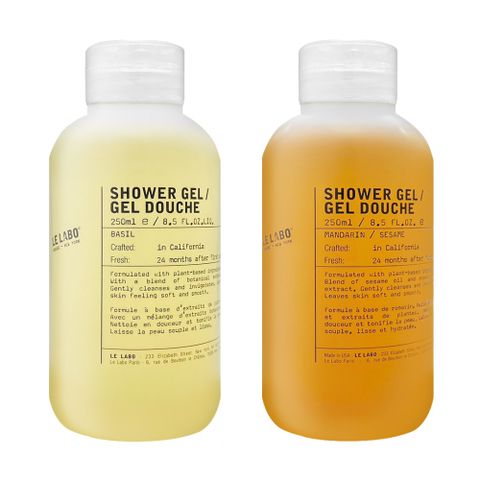 LE LABO 沐浴露 250ml （Basil羅勒/ Mandarin柑橘）