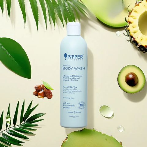 PiPPER STANDARD 沛柏天然舒敏保濕沐浴露300ml