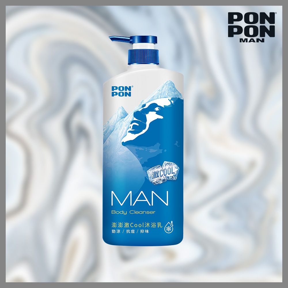 PON PON 澎澎 【澎澎MAN】激COOL沐浴乳650g
