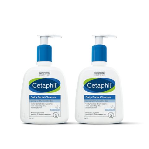 Cetaphil舒特膚 控油潔膚露236ml(二入組)
