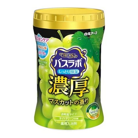 日本【白元】HERS入浴劑 - 濃郁麝香葡萄香600g