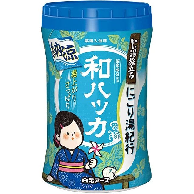 白元 日本溫泉入浴劑540g 納涼 薄荷