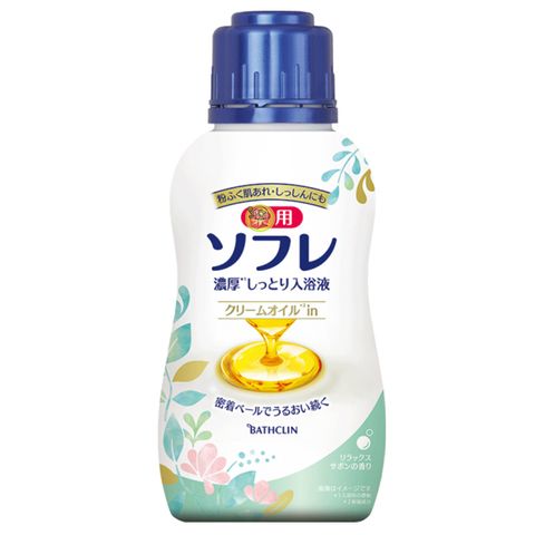 Bathclin 巴斯克林 日本 舒芙蕾 潤膚入浴液(皂香)480ml