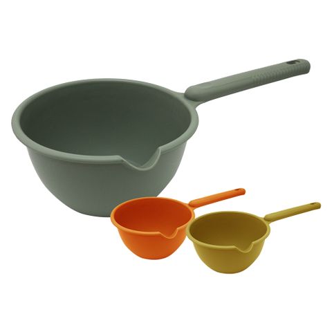 彩繽長柄水瓢-1.6L-3入