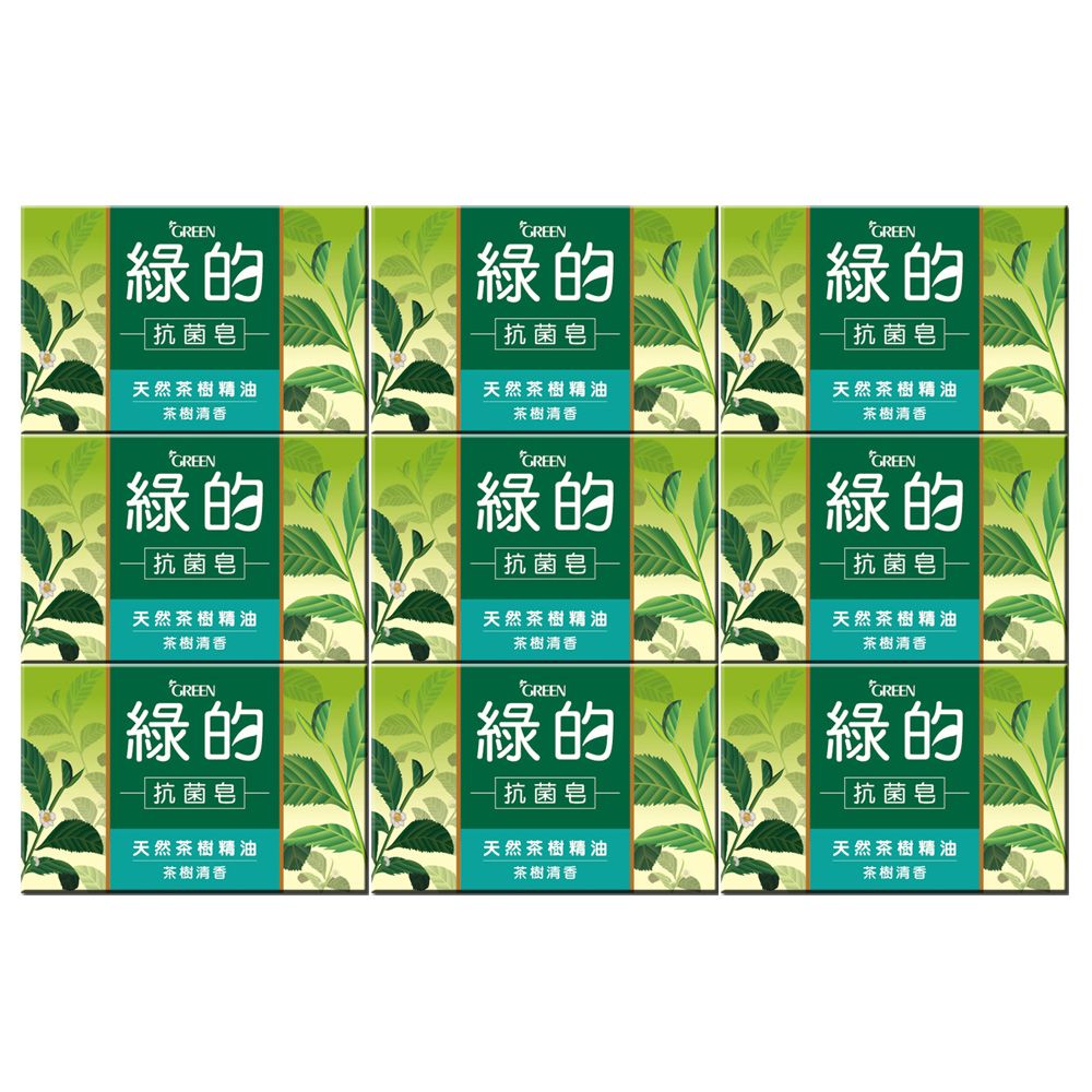 GREEN 綠的  抗菌皂-茶樹清香(100gx3入) x3組