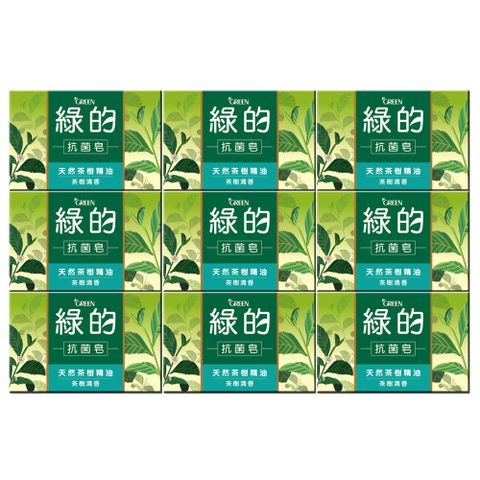 GREEN 綠的 抗菌皂-茶樹清香(100gx3入) x3組