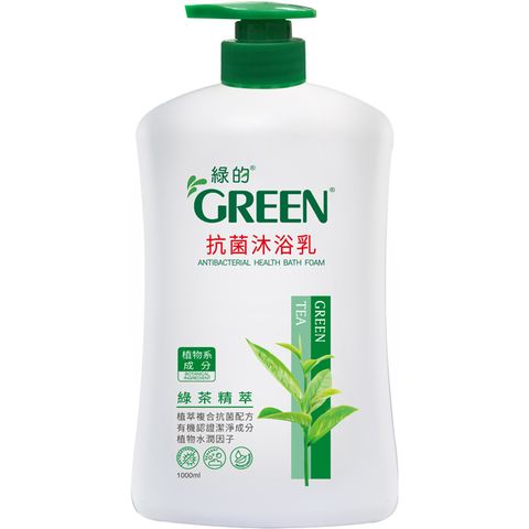 GREEN 綠的 抗菌沐浴乳 綠茶精萃 1000ml