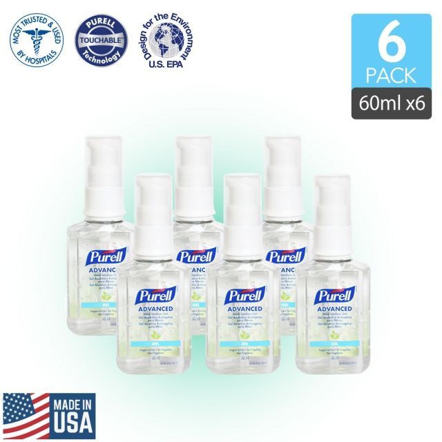 Purie 普瑞 Purell 來 乾洗手凝露 60ml 6入