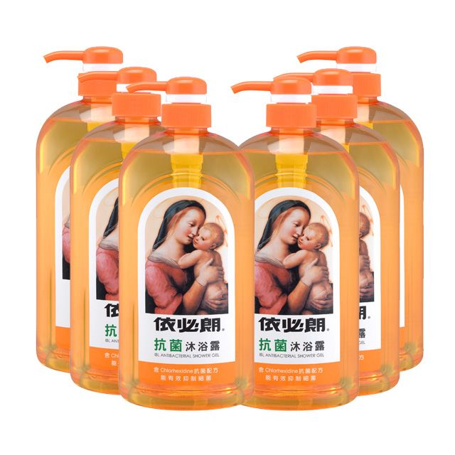 ibl 依必朗 【6入】 抗菌沐浴露1000ml x6入