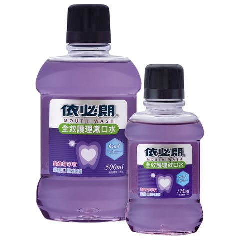 ibl 依必朗 全效護理漱口水紫錐菊500ml-加贈175ml隨身瓶