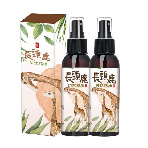 古寶 長頸鹿防蚊精油噴霧100ml x2入組