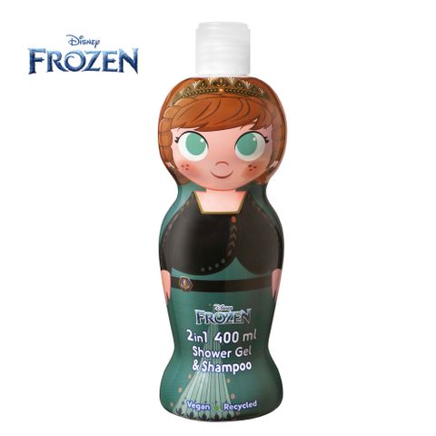 Disney 迪士尼 Frozen Anna 安娜2合1沐浴洗髮精 400ml (萌Q收藏版)