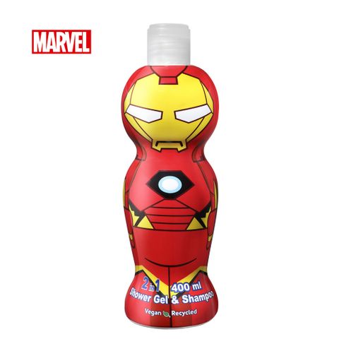 Marvel 漫威 鋼鐵人2合1沐浴洗髮精 400ml (萌Q收藏版)