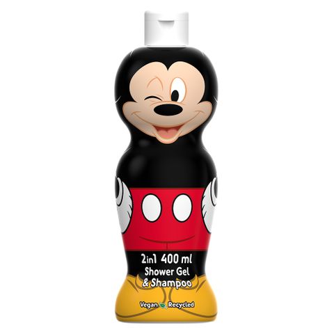 Disney 迪士尼 Disney 米奇 2合1 沐浴洗髮精 400ml(萌Q收藏版)