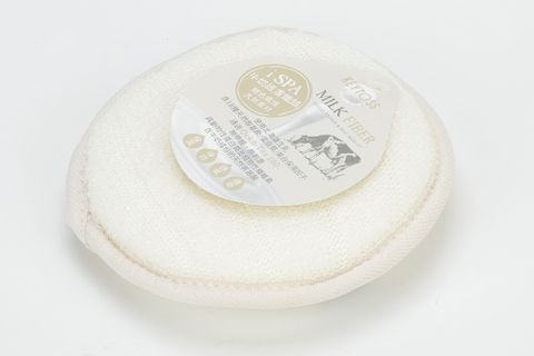 KEYTOSS 詰朵斯 Milk Fiber-柔沐浴海綿 1入 (14*14*2.5CM)